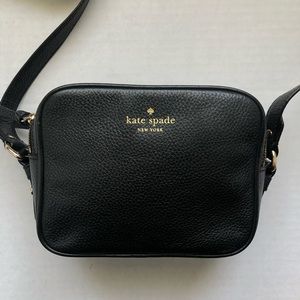 Kate Spade Leather Crossbody Double Zip Handbag Purse
